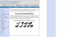 Desktop Screenshot of circlehsteel.com